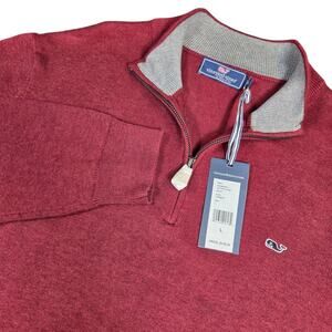 Vineyard Vines Red and Gray Casual Button Down Shirt
